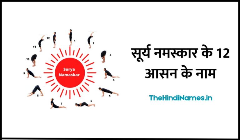 Suryanamaskar Asan Name In Hindi